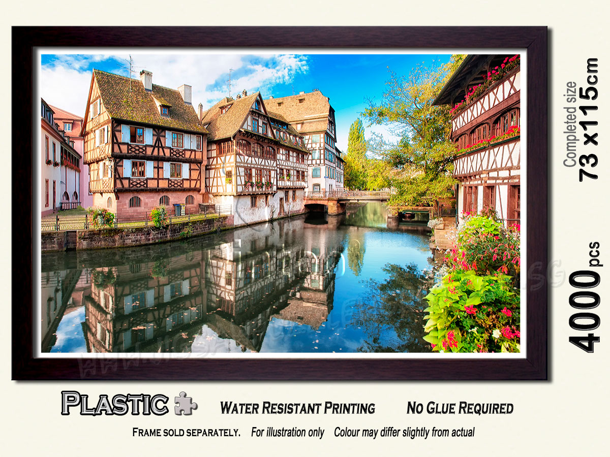 4000 Piece Plastic Puzzle Petite France Pintoo H1755 Strasbourg